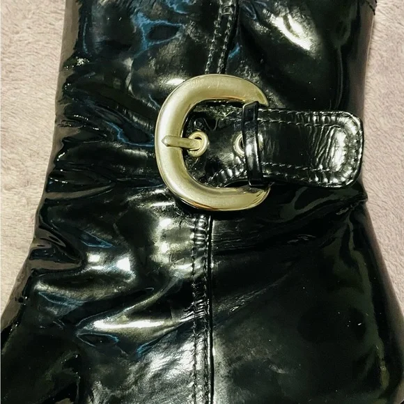 Stuart Weitzman Patent Leather Ankle Boots - Picture 11 of 13